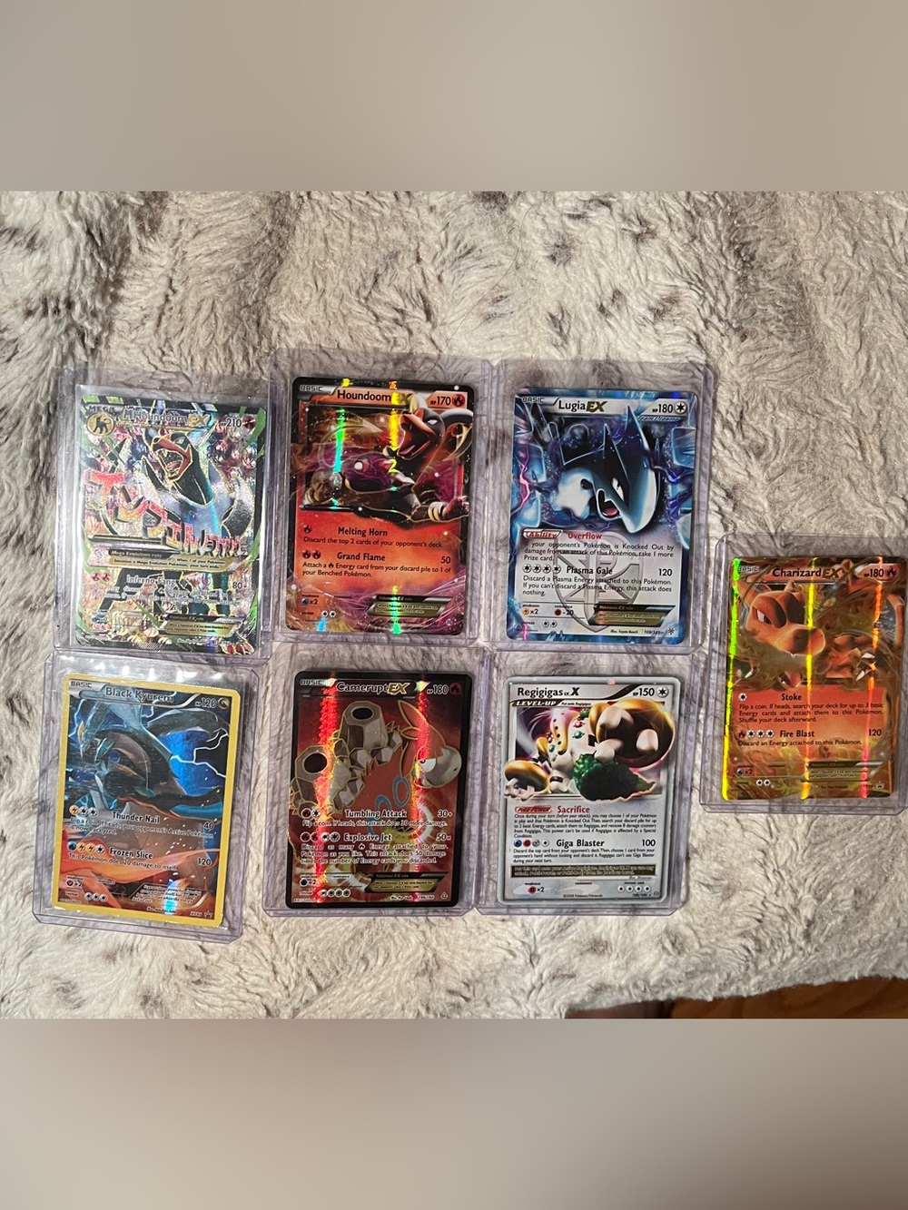 Pokemon Holo Trading Cards Lot- Charizard, Lugia, Houndoom & More 🔥